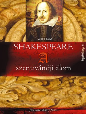 cover image of A szentivánéji álom